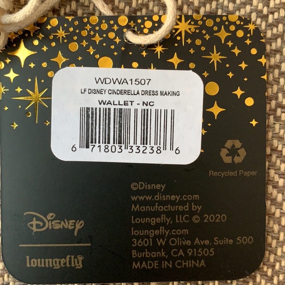 Loungefly x Disney Cinderella Bow Wallet - Picture 11 of 14